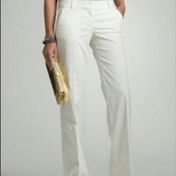 J. Crew Pants - Women's J Crew Formal White Pants; Size 00